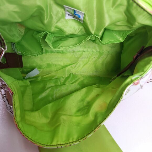 Kalencom New Orleans Diaper Bag Large Multicolor Cotton Floral With Changing Mat - Picture 12 of 16